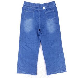 Jeans Denim Cotton Womens SZ L Blue Straight Stretch VTG Mid Rise 90s Slim Y2K